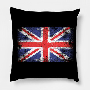 Union Jack Distressed Pillow