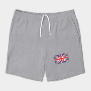 Union Jack Distressed Shorts