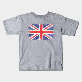 Union Jack Distressed Kids T-Shirt