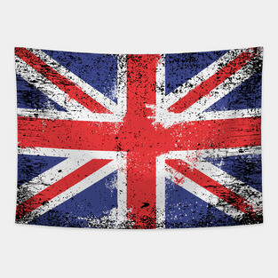 Union Jack Distressed Tapestry
