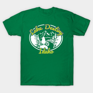 Lake Destiny, Idaho (White) T-Shirt