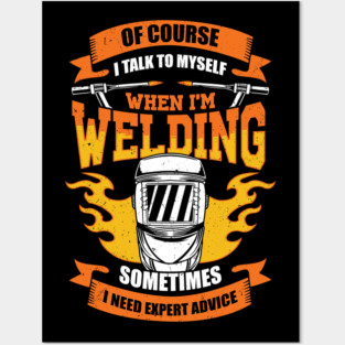 Funny Welding Job Profession Welder Gift Posters and Art