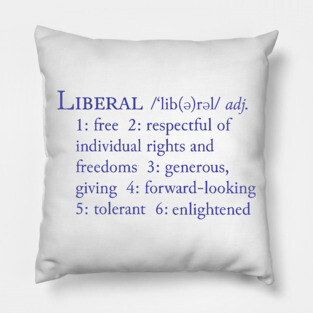 Liberal Definition Pillow