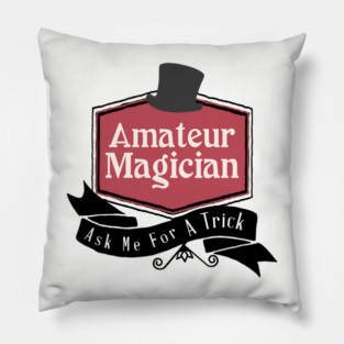 Amateur Magician Pillow