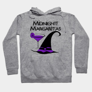 Purple Midnight Margaritas Cheeky Witch Hoodie
