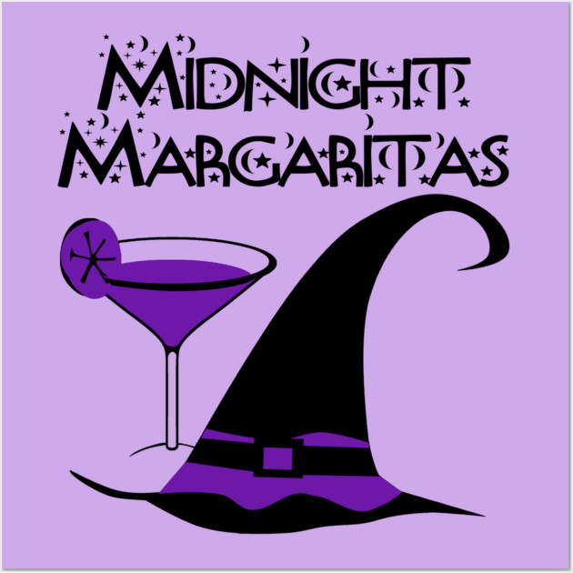 Purple Midnight Margaritas Cheeky Witch Wall Art by Cheeky Witch