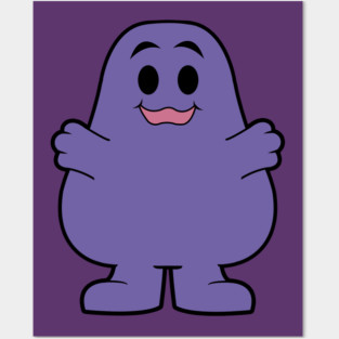 Grimace Mcdonalds Posters and Art