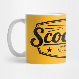 Scooterola Shield Black ink Mug