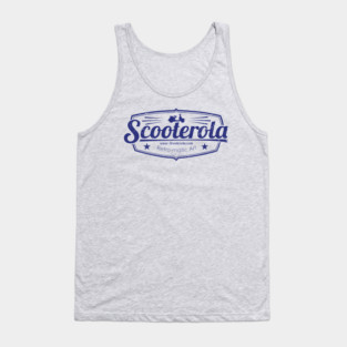 Scooterola Shield Blue Ink Tank Top