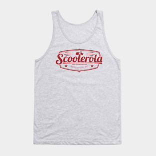 Scooterola Shield Red Ink Tank Top