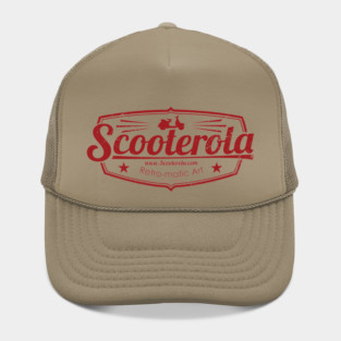 Scooterola Shield Red Ink Hat