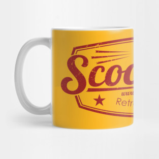 Scooterola Shield Red Ink Mug