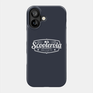 Scooterola Shield White Ink Phone Case