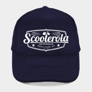 Scooterola Shield White Ink Hat
