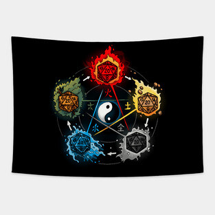 Dice Elements Tapestry