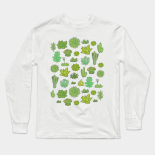 Succulents Long Sleeve T-Shirt