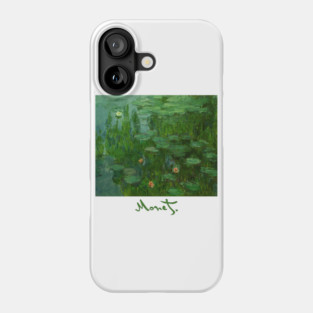 Green Waterlilies - Claude Monet Phone Case