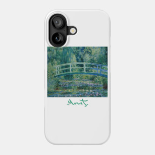 The Japanese Bridge - Claude Monet Phone Case