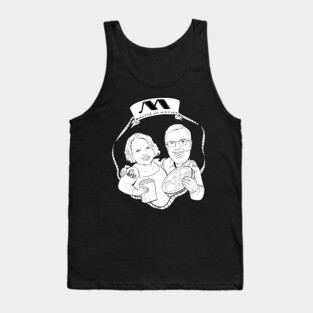 Maltin on Movies Black and White Logo Tank Top
