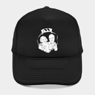 Maltin on Movies Black and White Logo Hat