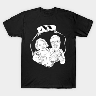 Maltin on Movies Black and White Logo T-Shirt