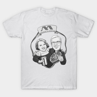 Maltin on Movies Black and white logo 2 T-Shirt