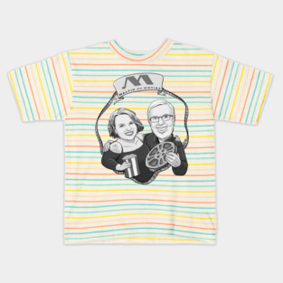 Maltin on Movies Black and white logo 2 Kids T-Shirt