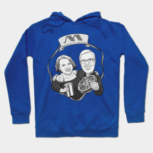 Maltin on Movies Black and white logo 2 Hoodie