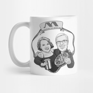 Maltin on Movies Black and white logo 2 Mug