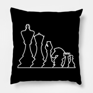Chess / Chess Pieces / Chess Lover Pillow