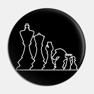 Chess / Chess Pieces / Chess Lover Pin