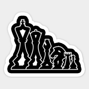 Chess / Chess Pieces / Chess Lover Sticker