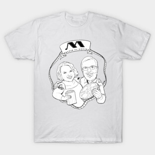 Team Maltin Black and White T-Shirt