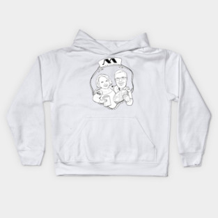 Team Maltin Black and White Kids Hoodie