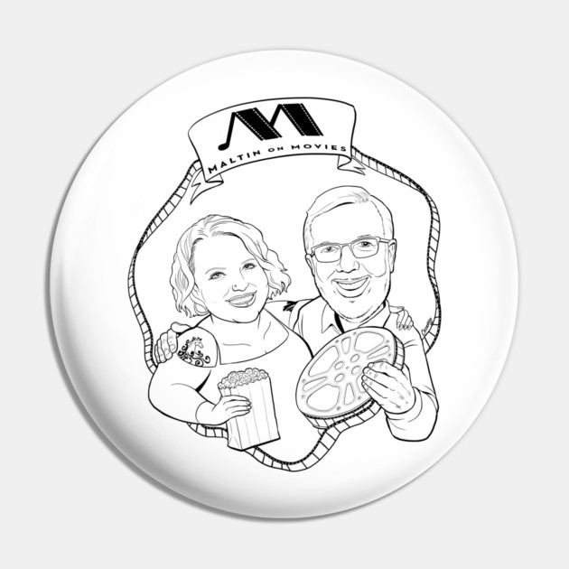 Team Maltin Black and White Pin by Maltin On Movies 