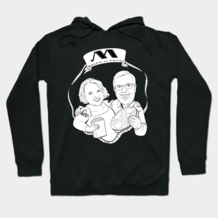 Team Maltin Black and White Hoodie