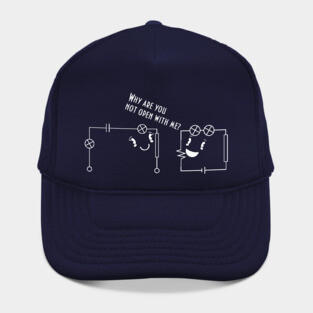 Physics joke: kawaii circuit humor. Hat