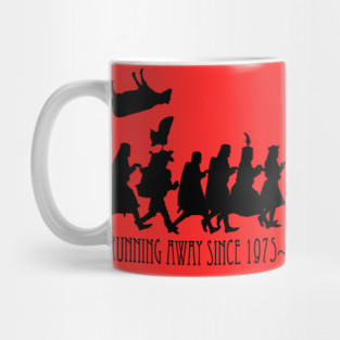 Running Away Since 1975 Mug