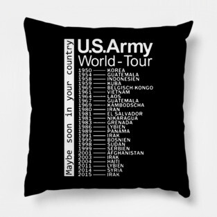 The US Army World Tour Pillow