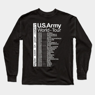 The US Army World Tour Long Sleeve T-Shirt
