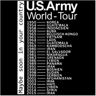 The US Army World Tour Posters and Art