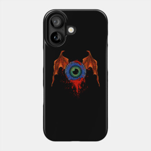 Eyeball bat wings Phone Case