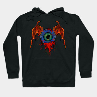 Eyeball bat wings Hoodie