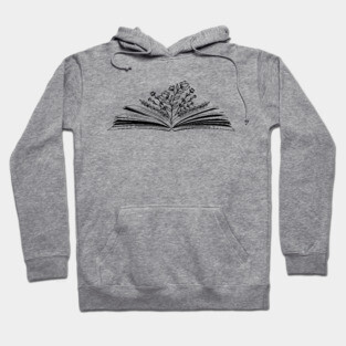 Wild flower Book Lover Keep Reading Book Lovers Hoodie