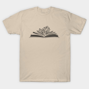 Wild flower Book Lover Keep Reading Book Lovers T-Shirt