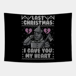 Last Christmas! - Ugly Christmas Sweater Tapestry