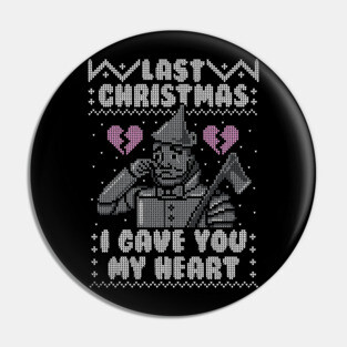 Last Christmas! - Ugly Christmas Sweater Pin