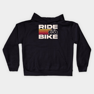 Ride Bike Kids Hoodie