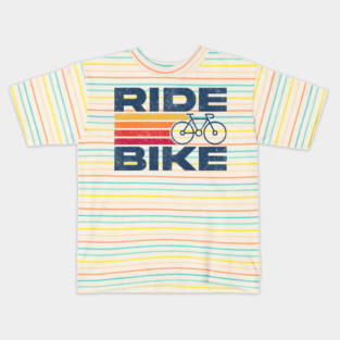 Ride Bike And Enjoy The Ride Kids T-Shirt