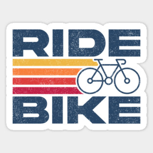 Ride Bike And Enjoy The Ride Sticker